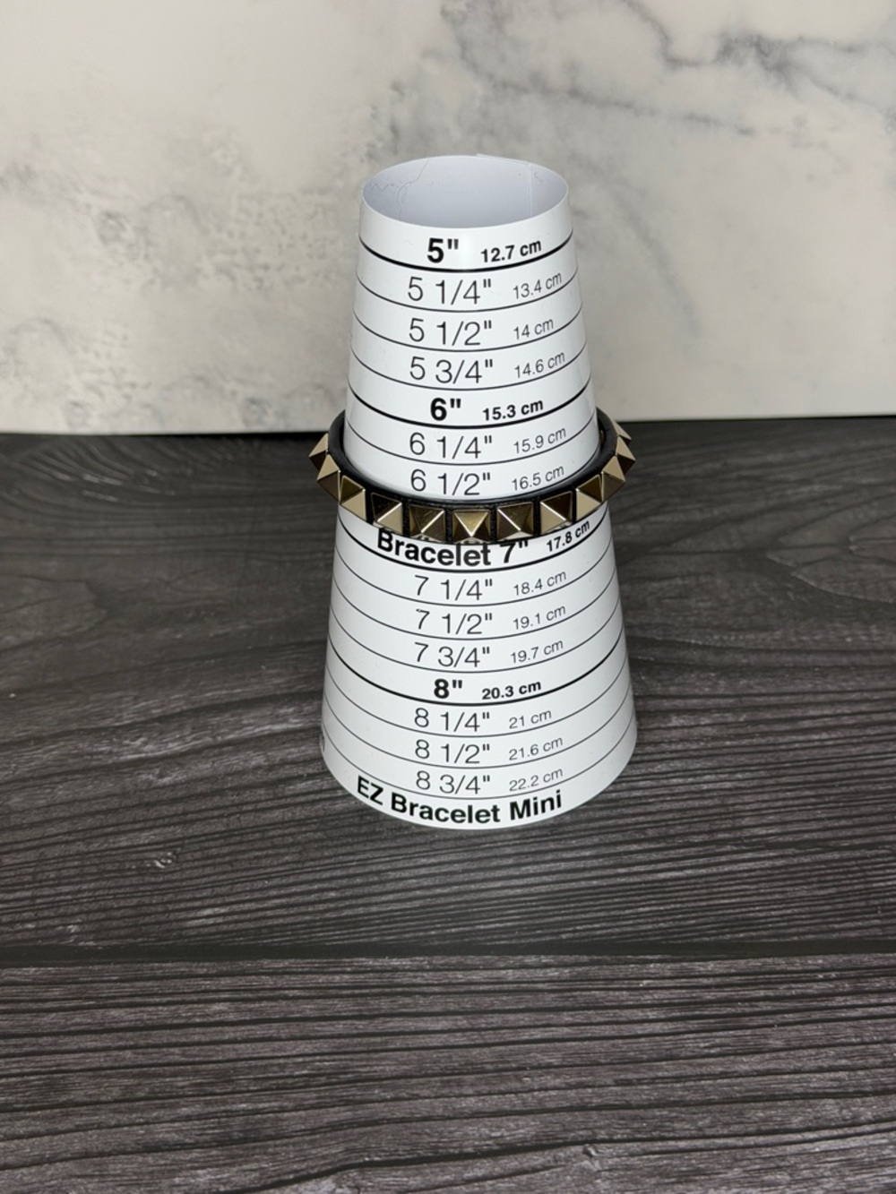 Valentino Garavani Black Leather Rockstud Bracelet | Adjustable | Silver Studs - Picture 7 of 7